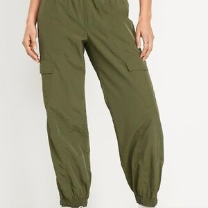 Old Navy Green High Rise Jogger Cargo Pants